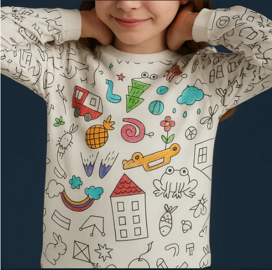 DIY‑Pyjama‑Malset